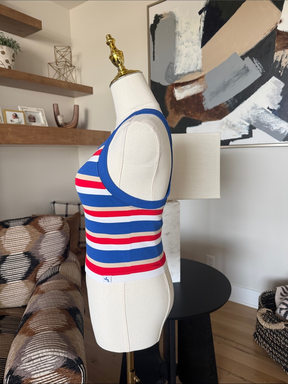 JoyLab Ribbed Seamless Crop Tank - Picture 4 of 8